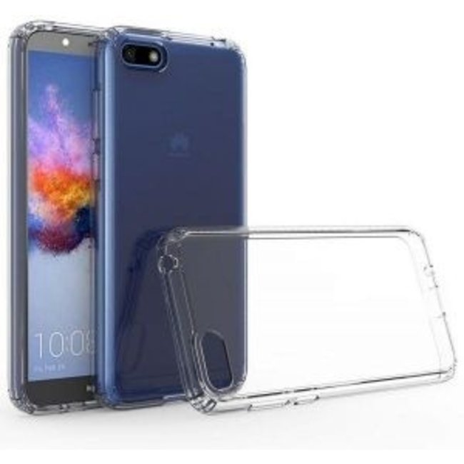 Huawei Y5 (2019) hoes - Anti-Shock TPU Back Cover - Transparant