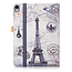 iPad Pro 11 hoes - Wallet Book Case - Eiffeltoren