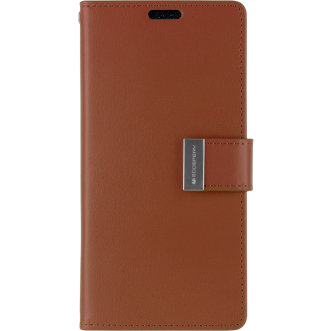 iPhone XR Wallet Case - Goospery Rich Diary - Bruin
