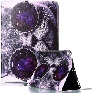 Cover2day iPad Air 10.5 (2019) Hoes - Book Case - Cat