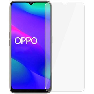 Case2go Oppo A5 (2020) - Tempered Glass Screenprotector - Case Friendly