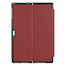 Microsoft Surface Pro 7 hoes - Tri-Fold Book Case - Donker Rood