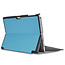 Microsoft Surface Pro 7 hoes - Tri-Fold Book Case - Licht Blauw