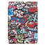 Microsoft Surface Pro 7 hoes - Tri-Fold Book Case - Graffiti