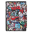 Microsoft Surface Pro 7 hoes - Tri-Fold Book Case - Graffiti