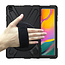 Samsung Galaxy Tab A 10.1 (2019) Cover - Hand Strap Armor Case - Zwart