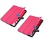 iPad Pro 11 (2020) hoes - Tri-Fold Book Case - Magenta