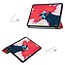 iPad Pro 11 (2020) hoes - Tri-Fold Book Case - Rood