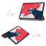 iPad Pro 11 (2020) hoes - Tri-Fold Book Case - Donker Rood