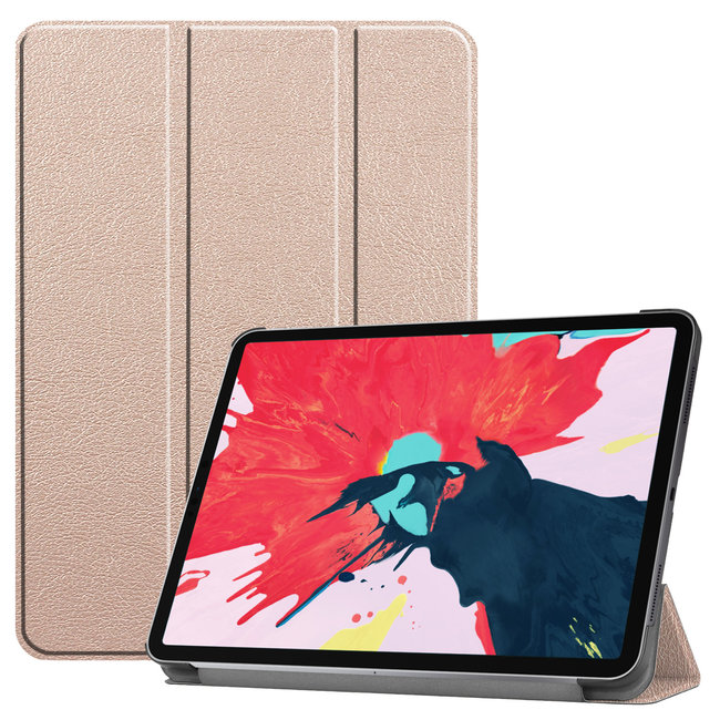 iPad Pro 11 (2020) hoes - Tri-Fold Book Case - Goud