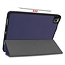 iPad Pro 11 (2020) Hoes  - Tri-Fold Book Case Met Apple Pencil Houder - Donker Blauw