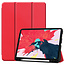 iPad Pro 11 (2020) Hoes  - Tri-Fold Book Case Met Apple Pencil Houder - Rood