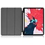 iPad Pro 11 (2020) Hoes  - Tri-Fold Book Case Met Apple Pencil Houder - Licht Blauw