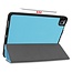 iPad Pro 11 (2020) Hoes  - Tri-Fold Book Case Met Apple Pencil Houder - Licht Blauw