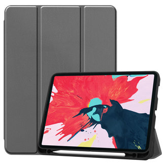 Cover2day iPad Pro 11 (2020) Hoes  - Tri-Fold Book Case Met Apple Pencil Houder - Grijs