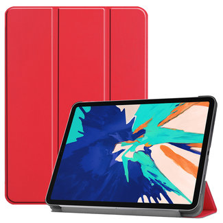 Cover2day iPad Pro 12.9 (2020) hoes - Tri-Fold Book Case - Rood