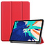 iPad Pro 12.9 (2020) hoes - Tri-Fold Book Case - Rood