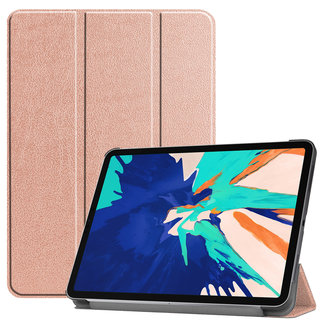 Cover2day iPad Pro 12.9 (2020) hoes - Tri-Fold Book Case - Rosé Goud