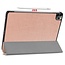iPad Pro 12.9 (2020) hoes - Tri-Fold Book Case - Rosé Goud
