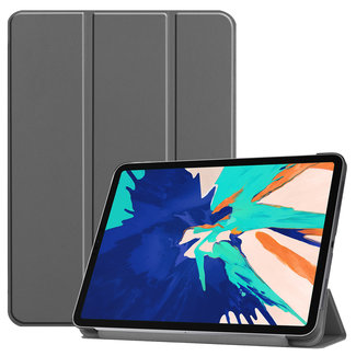 Cover2day iPad Pro 12.9 (2020) hoes - Tri-Fold Book Case - Grijs