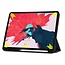 iPad Pro 12.9 (2020) hoes - Cowboy Cover Book Case - Donker Blauw