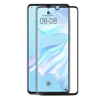 Case2go Samsung Galaxy A71 - Full Cover Screenprotector - Zwart