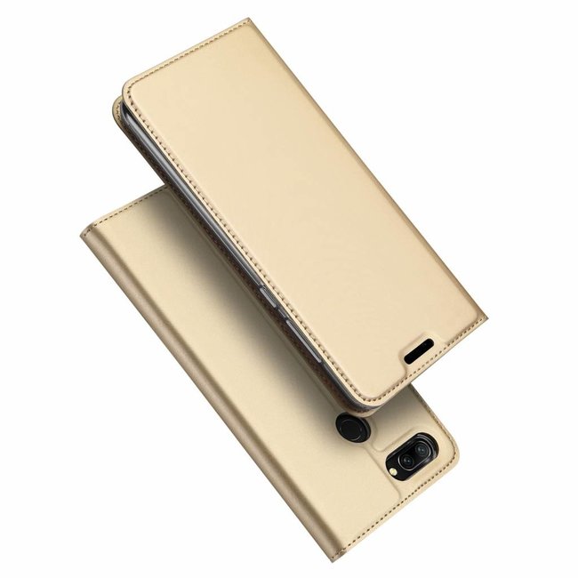 Honor 10 Lite case - Dux Ducis Skin Pro Book Case - Gold