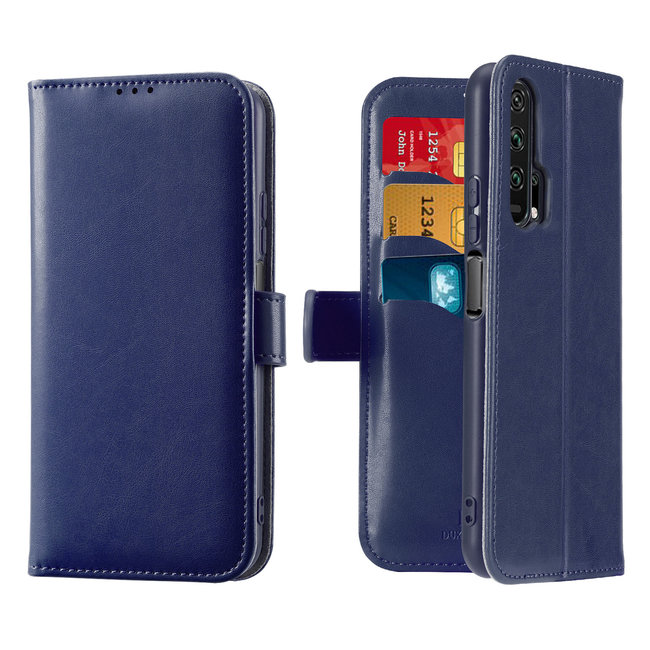 Honor 20 Pro case - Dux Ducis Kado Wallet Case - Blue