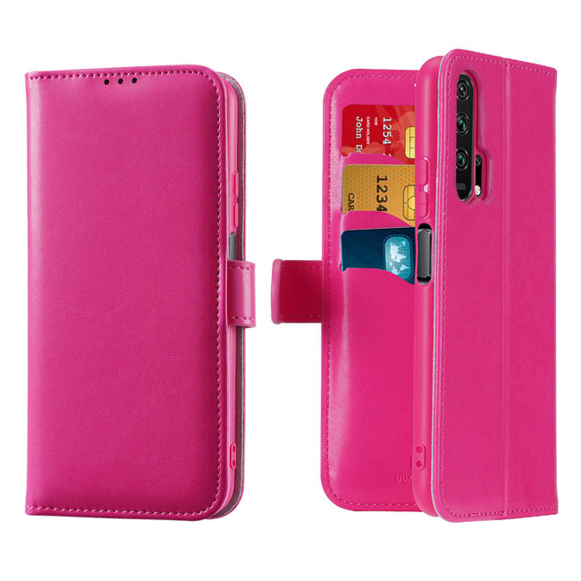 Honor 20 Pro case - Dux Ducis Kado Wallet Case - Pink