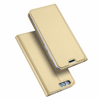 Dux Ducis Honor 9 case - Dux Ducis Skin Pro Book Case - Gold