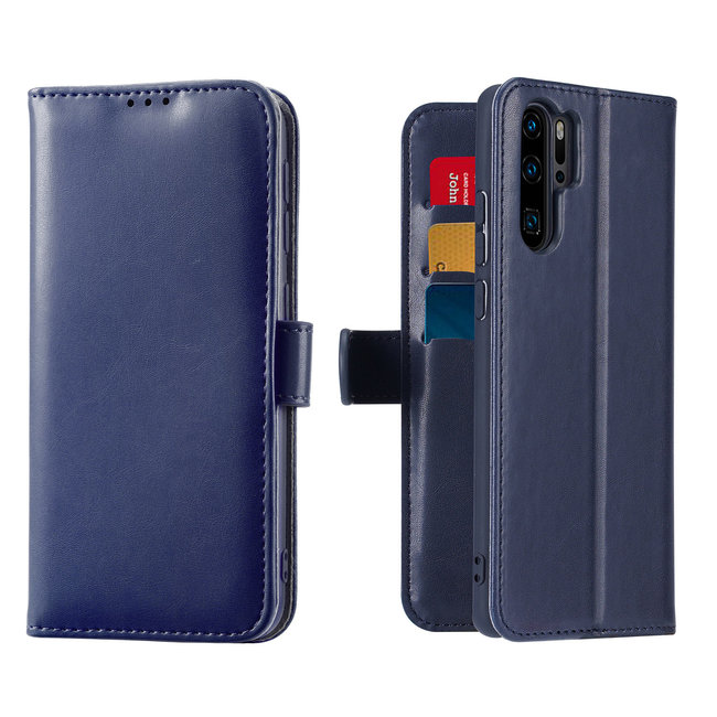 Huawei P30 Pro case - Dux Ducis Kado Wallet Case - Blue