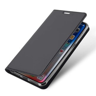 Dux Ducis iPhone XS Max case - Dux Ducis Skin Pro Book Case - Grey