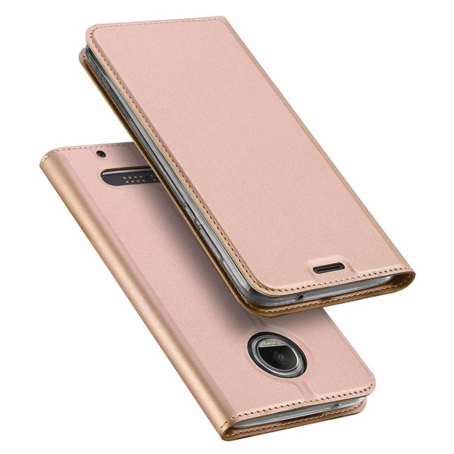 Motorola Moto Z2 Force case - Dux Ducis Skin Pro Book Case - Pink