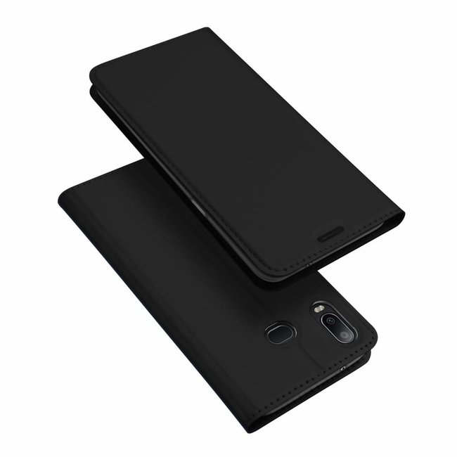 Samsung Galaxy A6s case - Dux Ducis Skin Pro Book Case - Black