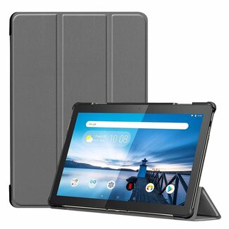 Cover2day Lenovo Tab M10 Plus hoes  - Tri-Fold Book Case (TB-X606) - Grijs