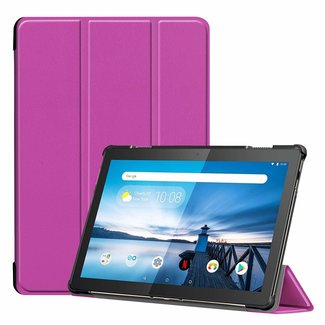 Cover2day Lenovo Tab M10 Plus case  - Tri-Fold Book Case (TB-X606) - Purple