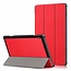 Lenovo Tab M10 Plus case  - Tri-Fold Book Case (TB-X606) - Red