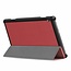 Lenovo Tab M10 Plus case  - Tri-Fold Book Case (TB-X606) - Dark Red