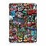 Lenovo Tab M10 Plus case  - Tri-Fold Book Case (TB-X606) - Graffiti