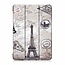 Lenovo Tab M10 Plus case  - Tri-Fold Book Case (TB-X606) - Eiffeltower