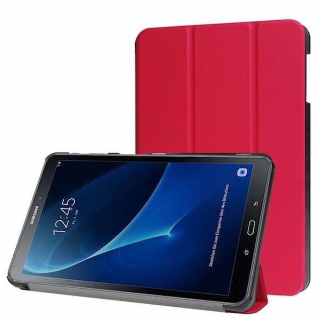 Samsung Galaxy Tab A 10.1 (2016/2018) Tri-Fold Book Case Red