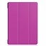 Lenovo Tab E10 hoes (TB-X104f) - Tri-Fold Book Case - Purple