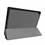 Lenovo Tab E10 hoes (TB-X104f) - Tri-Fold Book Case - Grey