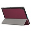 Lenovo Tab E10 hoes (TB-X104f)  - Tri-Fold Book Case - Dark Red