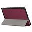 Lenovo Tab E10 hoes (TB-X104f)  - Tri-Fold Book Case - Donker Rood