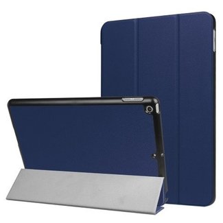 Cover2day iPad 9.7 - Tri-Fold Book Case - Donker Blauw