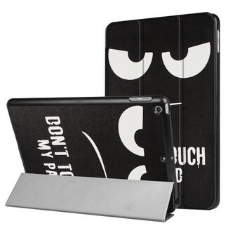 Cover2day iPad 9.7 - Tri-Fold Book Case - Don’t Touch My Pad