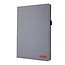 Lenovo Tab E10 hoes - Book Case met Soft TPU houder - Grijs