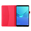 Huawei M5 Lite 8.0 hoes - Book Case met Soft TPU houder - Rood
