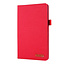 Huawei M5 Lite 8.0 hoes - Book Case met Soft TPU houder - Rood